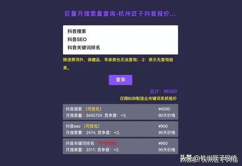 成都抖音搜索seo优化推广公司 2023年含询价系统